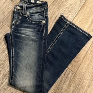 Miss Me Girls Bootcut Blue Jeans